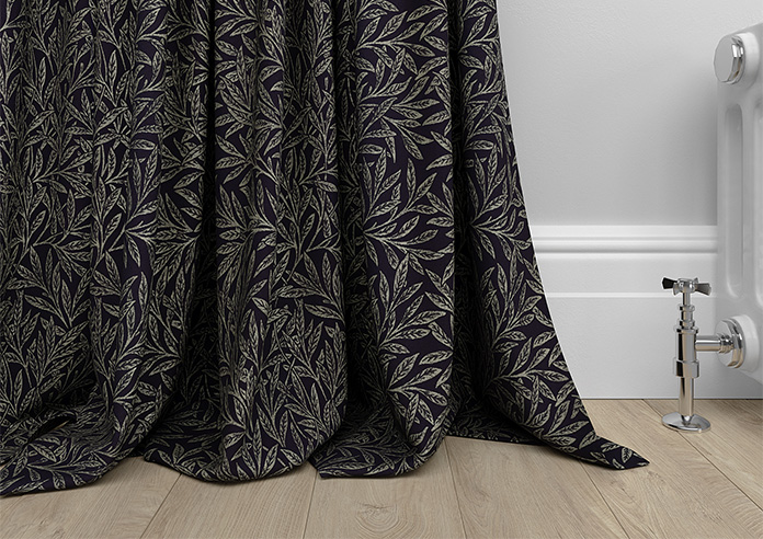 William Morris At Home Willow, Woven Indigo - Made to Measure Curtains - Image 6